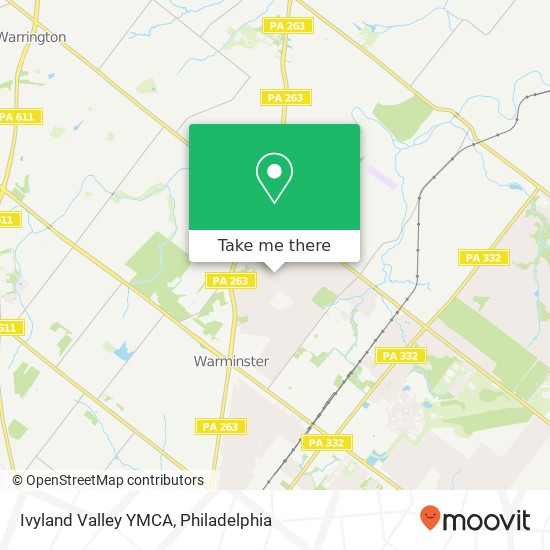 Mapa de Ivyland Valley YMCA
