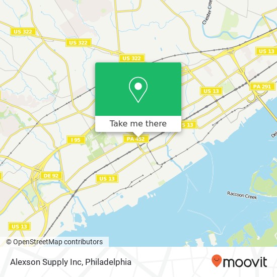Alexson Supply Inc map