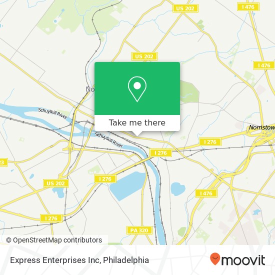 Mapa de Express Enterprises Inc