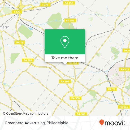 Greenberg Advertising map