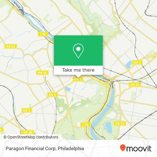 Paragon Financial Corp map