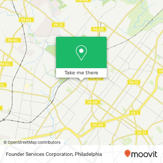 Founder Services Corporation map