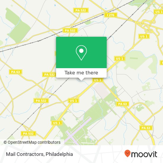 Mail Contractors map