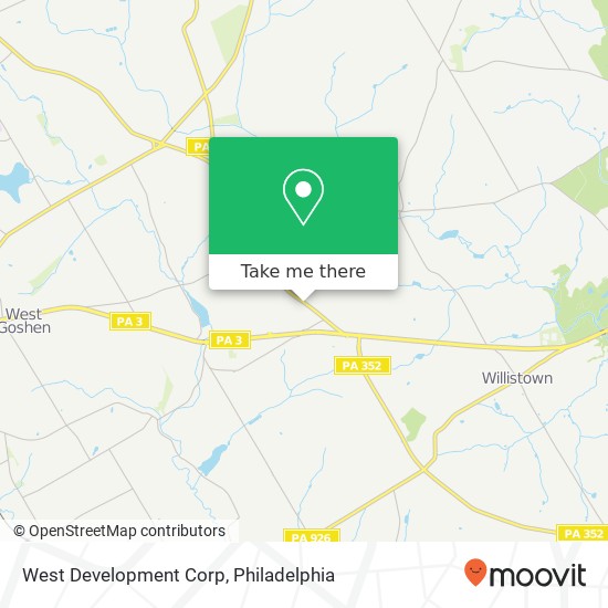 Mapa de West Development Corp