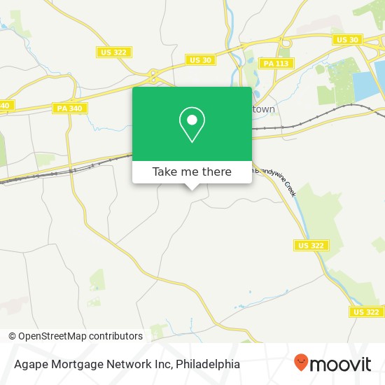 Agape Mortgage Network Inc map