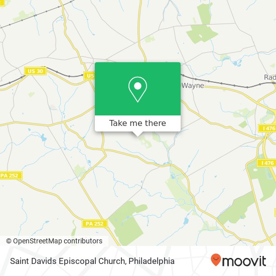 Mapa de Saint Davids Episcopal Church