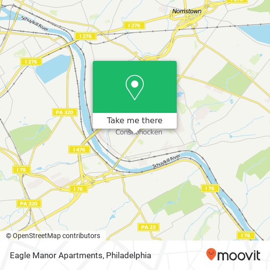 Mapa de Eagle Manor Apartments