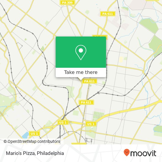 Mapa de Mario's Pizza