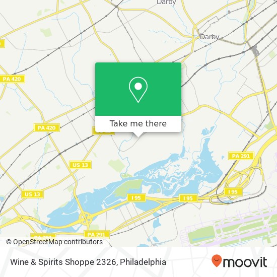 Mapa de Wine & Spirits Shoppe 2326