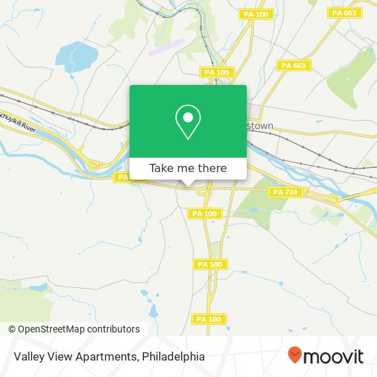 Valley View Apartments map