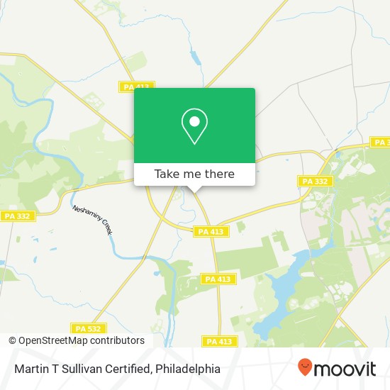 Martin T Sullivan Certified map
