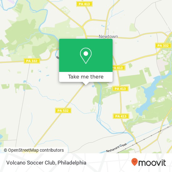 Volcano Soccer Club map