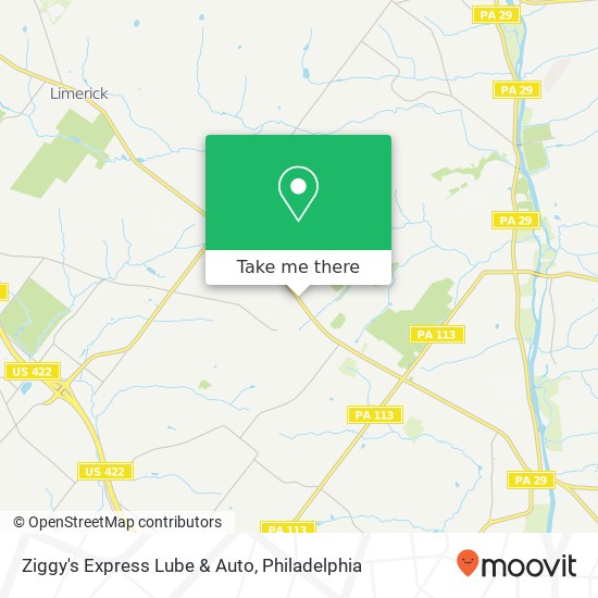 Ziggy's Express Lube & Auto map