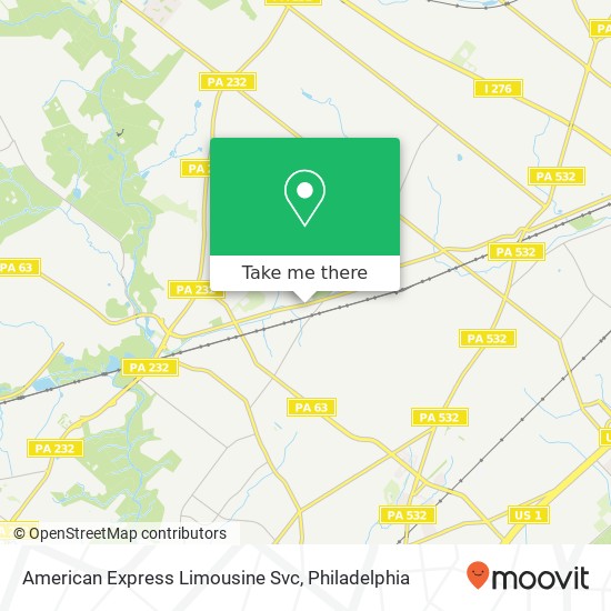 Mapa de American Express Limousine Svc