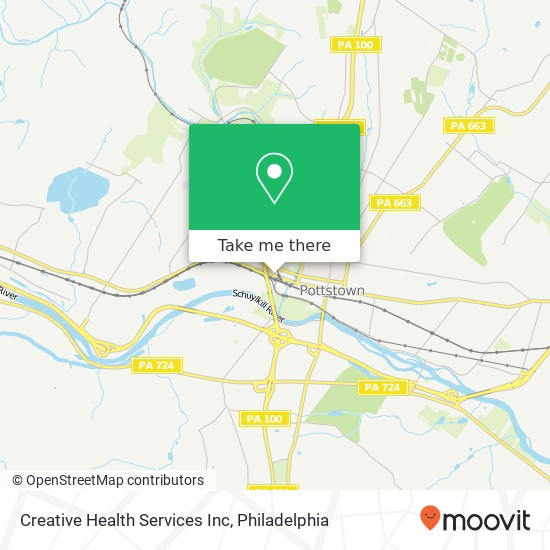Mapa de Creative Health Services Inc