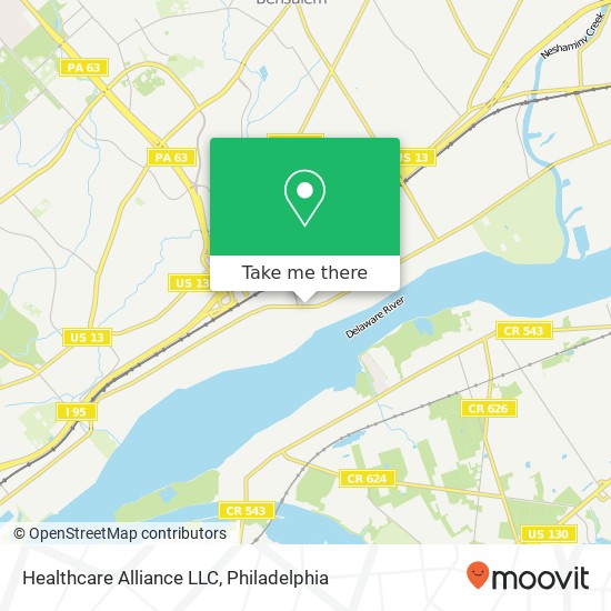 Healthcare Alliance LLC map