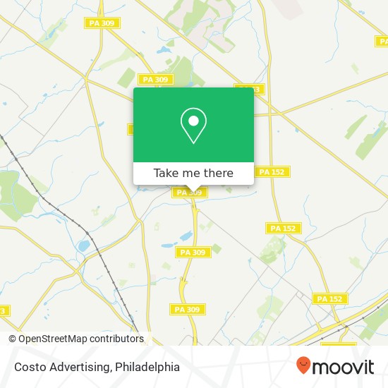 Costo Advertising map