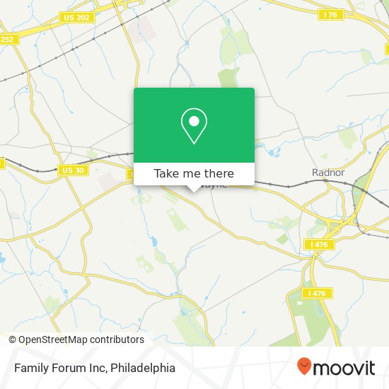 Family Forum Inc map