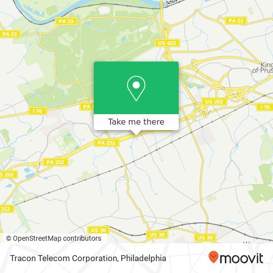 Tracon Telecom Corporation map