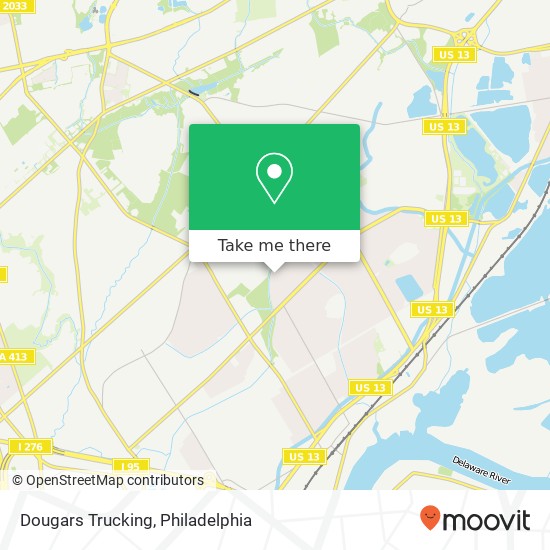 Dougars Trucking map