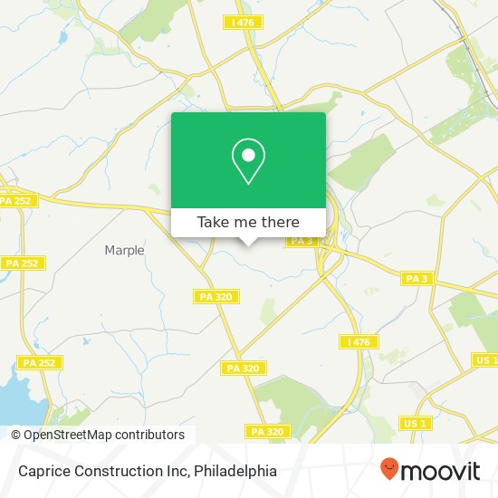 Caprice Construction Inc map