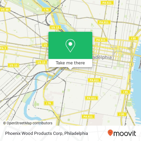 Mapa de Phoenix Wood Products Corp