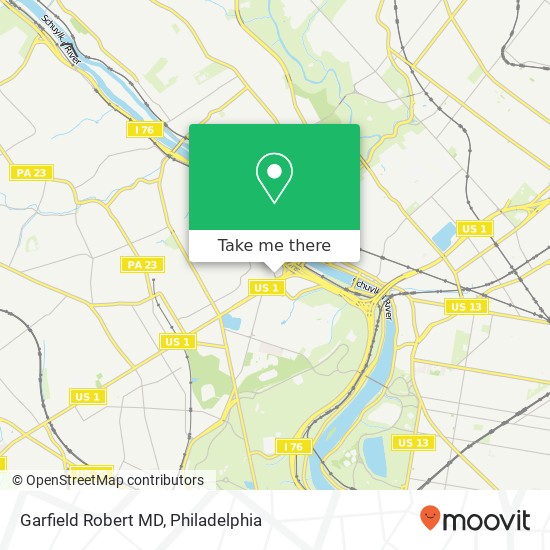 Garfield Robert MD map