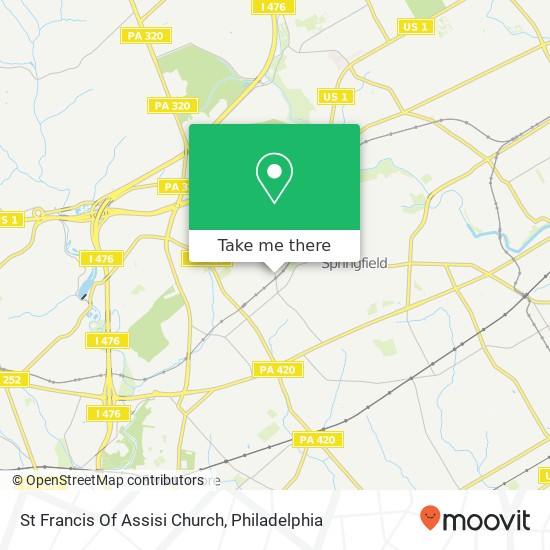 St Francis Of Assisi Church map