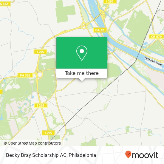 Mapa de Becky Bray Scholarship AC