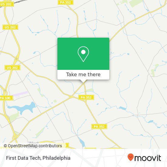 First Data Tech map