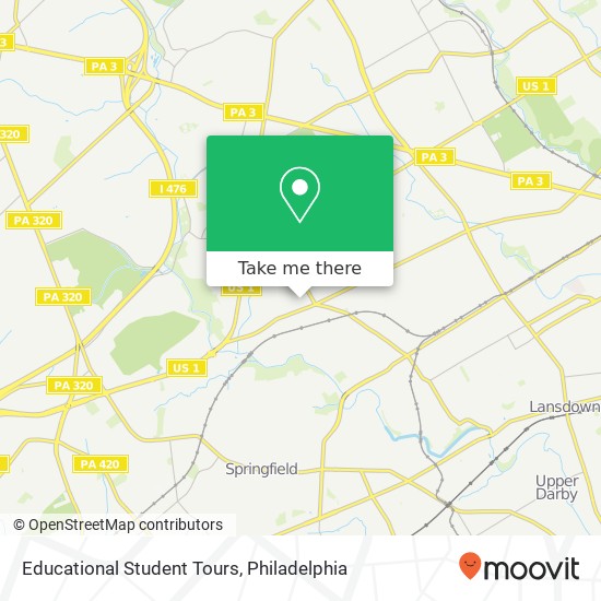 Educational Student Tours map