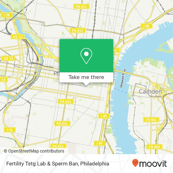 Fertility Tstg Lab & Sperm Ban map