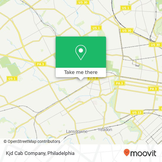 Kjd Cab Company map