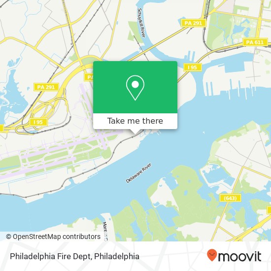 Mapa de Philadelphia Fire Dept