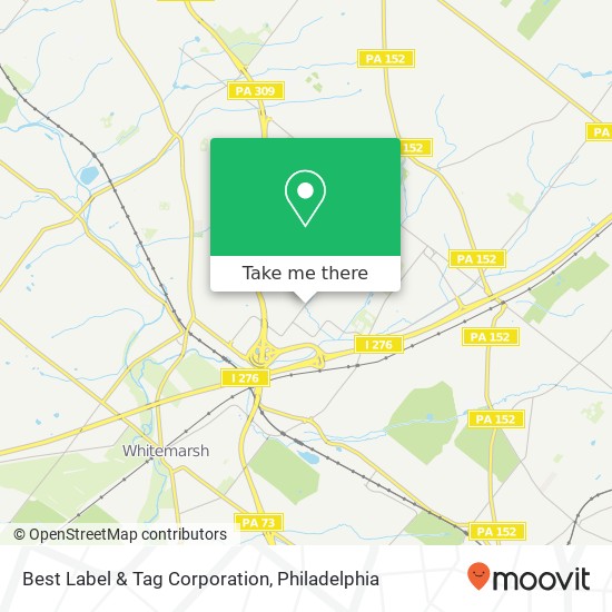 Mapa de Best Label & Tag Corporation