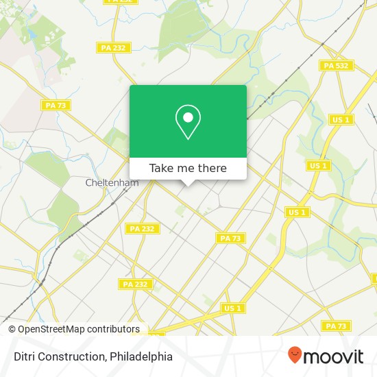 Ditri Construction map