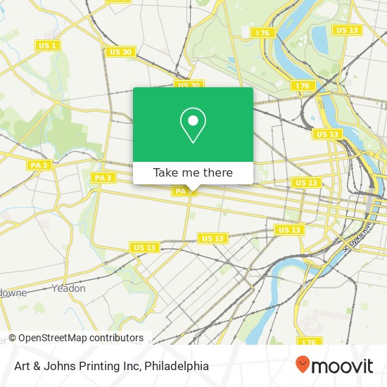 Art & Johns Printing Inc map