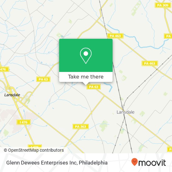 Glenn Dewees Enterprises Inc map