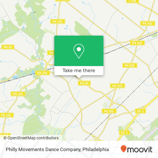 Philly Movements Dance Company map