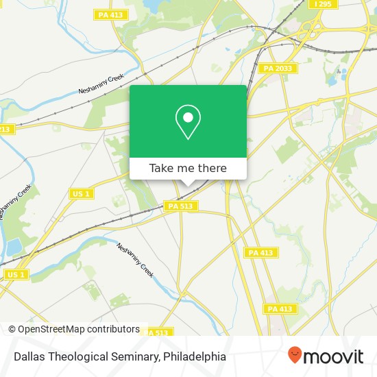 Dallas Theological Seminary map