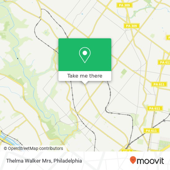 Mapa de Thelma Walker Mrs