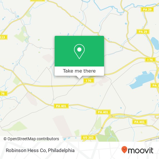 Mapa de Robinson Hess Co
