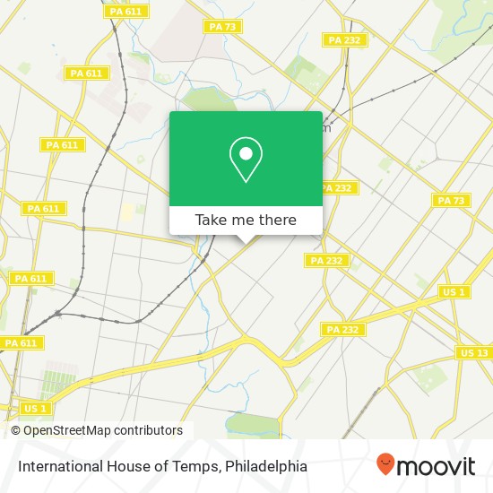 International House of Temps map