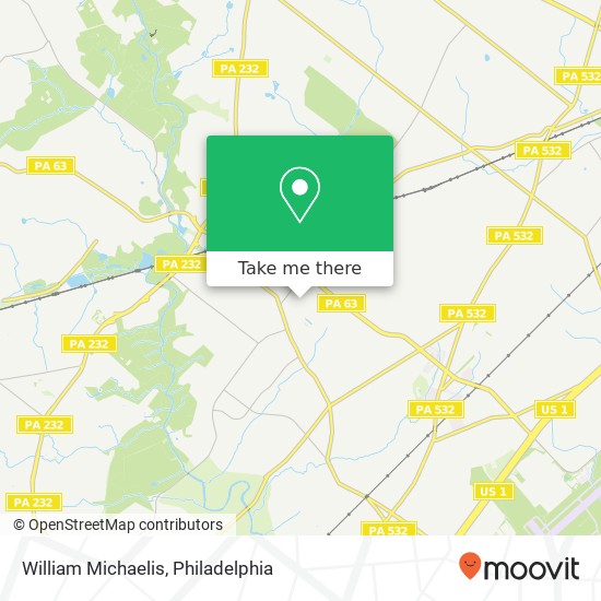 William Michaelis map