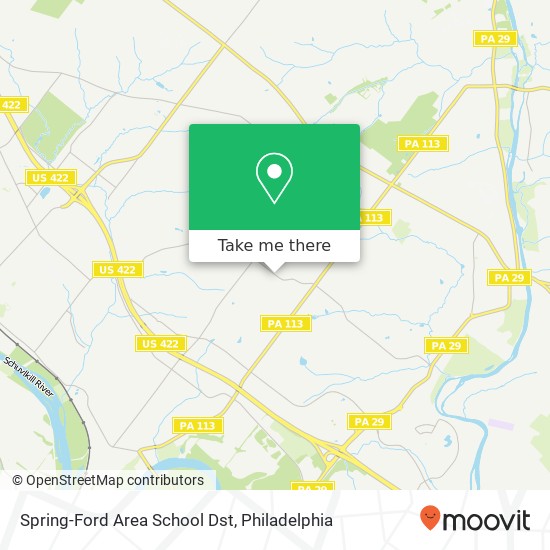 Spring-Ford Area School Dst map