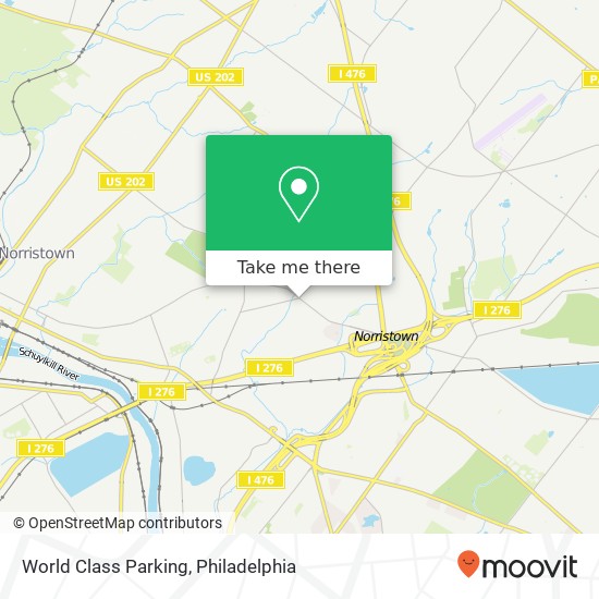 World Class Parking map