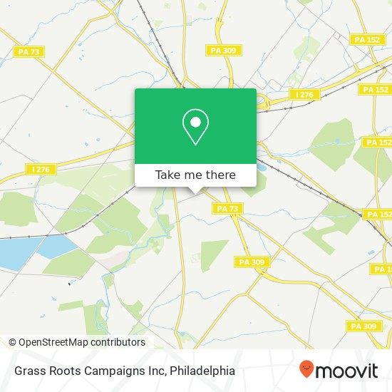 Mapa de Grass Roots Campaigns Inc