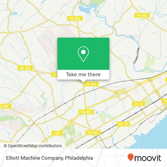 Elliott Machine Company map
