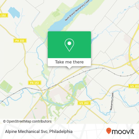 Alpine Mechanical Svc map