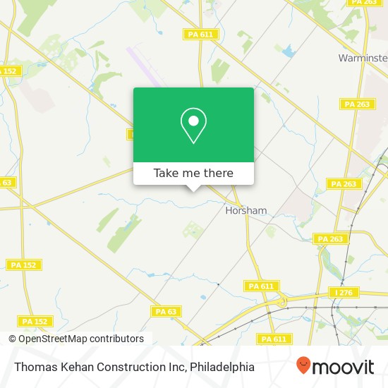 Thomas Kehan Construction Inc map